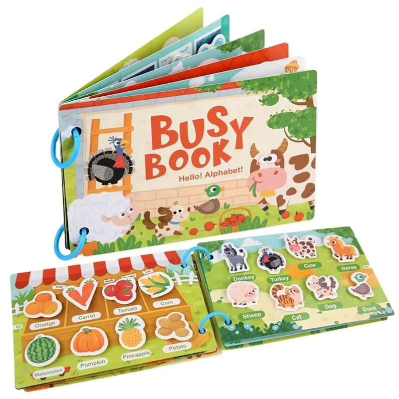 Interactive Busy Book for Toddlers – Fun Learning Made Easy!