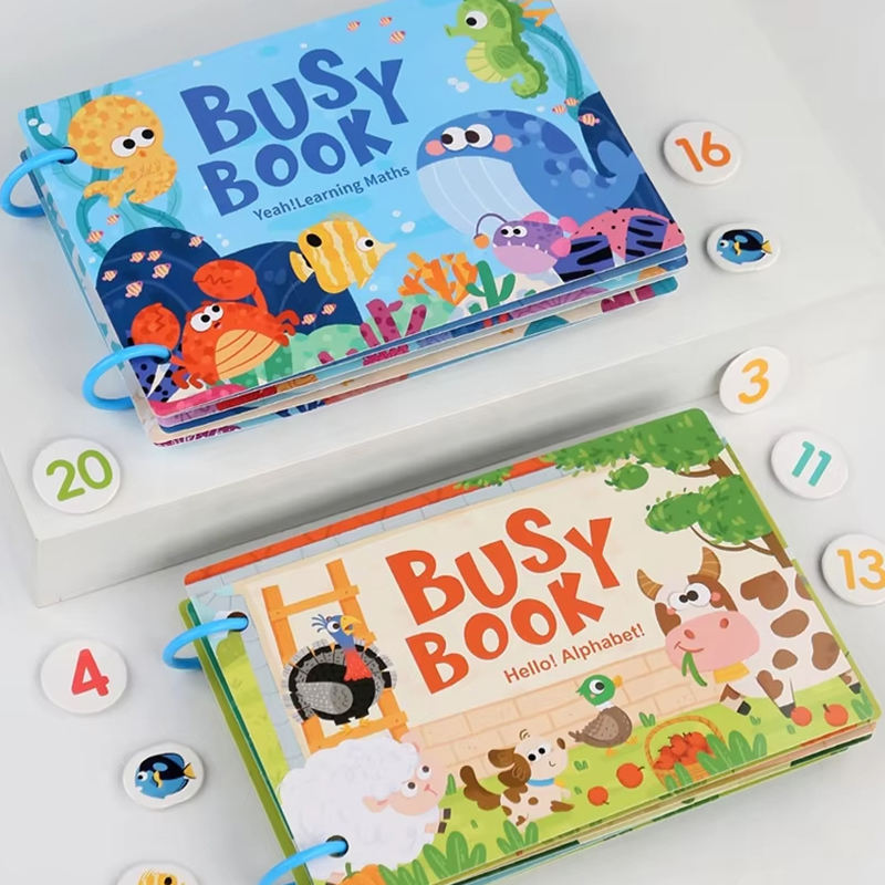 Interactive Busy Book for Toddlers – Fun Learning Made Easy!